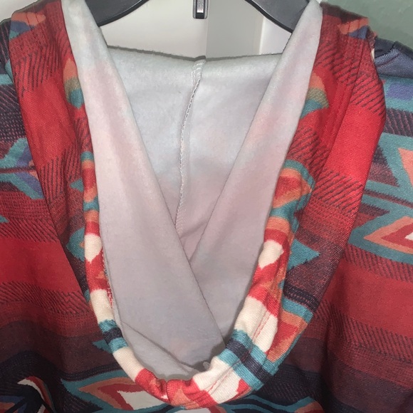 Women's Multicolor Hooded Jacket - Picture 12 of 12